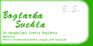 boglarka svehla business card
